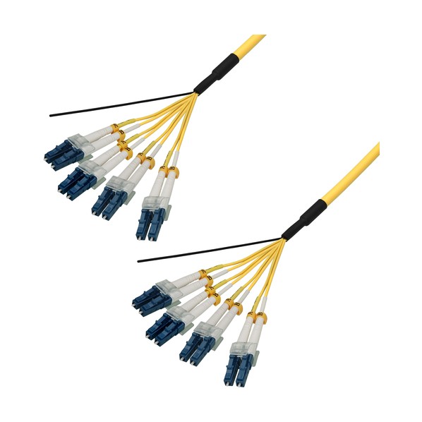 シングルモード光ファイバーケーブル（LC-LC）8芯＜屋内用（補強）＞5m DFC-SMDLCDLC-RMT81(5M) 1本