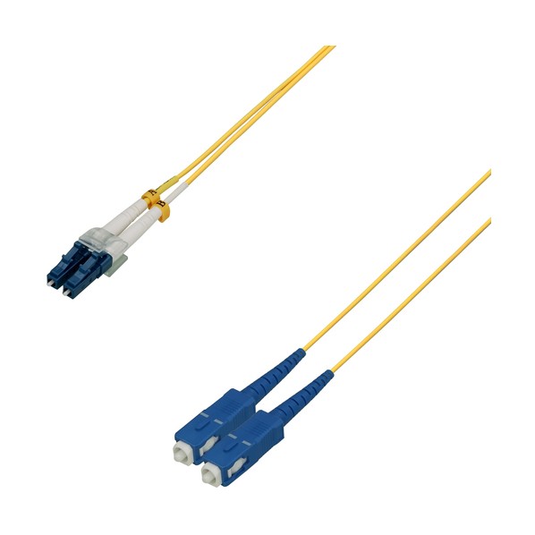 シングルモード光ファイバーケーブル（LC-SC）2芯＜盤内 可動用＞4m DFC-SMDLCSC-CPV21(4M) 1本