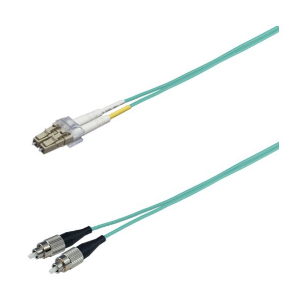 OM3マルチモード光ファイバーケーブル（LC-FC）2芯＜盤内用＞9m DFC-MM(OM3)DLCFC-CP21(9M) 1本