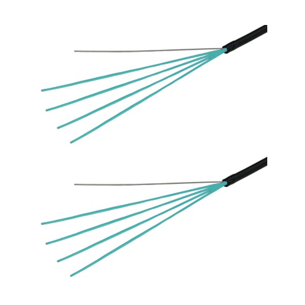 OM3マルチモード光ファイバーケーブル（両端コネクタなし）4芯＜屋外用（補強）LAPシース＞10m DFC-MM(..