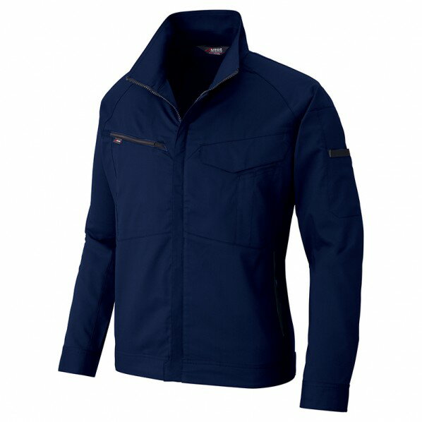 長袖ブルゾン（男女兼用） M 008ネイビー 6840 1枚