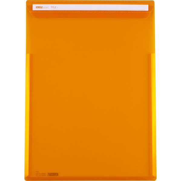 セキセイ フリップファイル A4 縦型 オレンジ ACT-5911-51 1冊