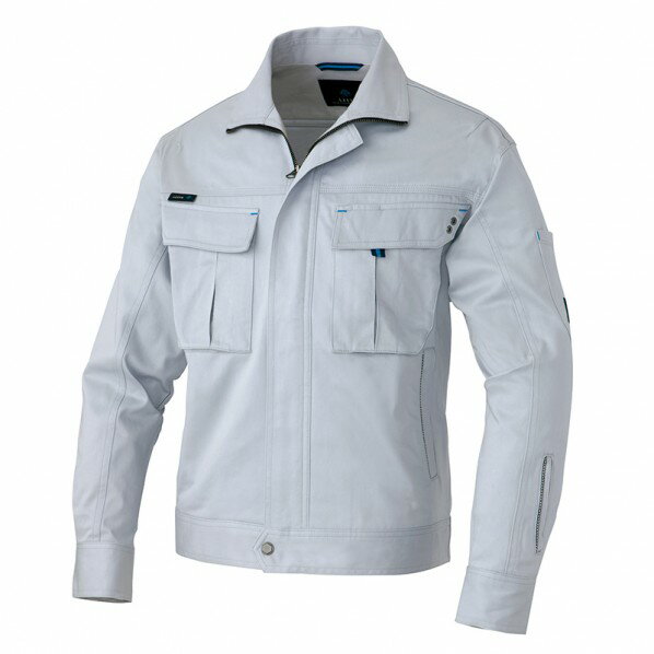 アイトス 長袖ブルゾン（男女兼用） 3L 003シルバーグレー 60701 1