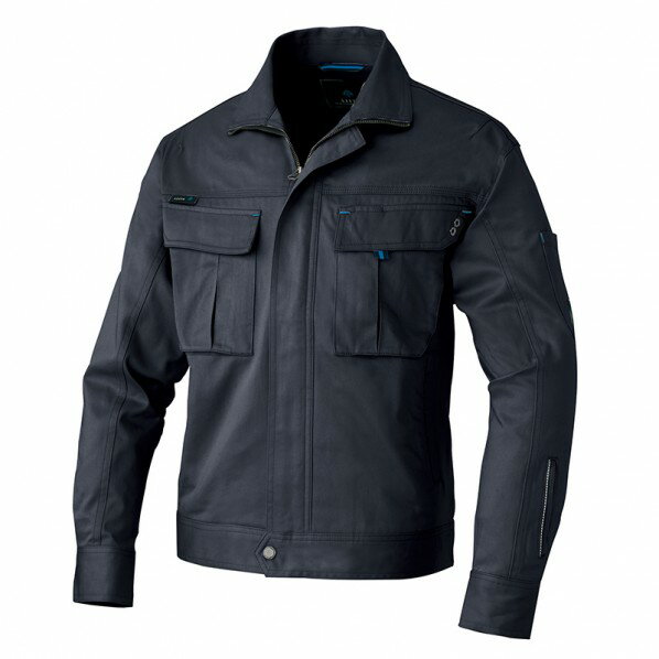 アイトス 長袖ブルゾン（男女兼用） S 014チャコール 60701 1