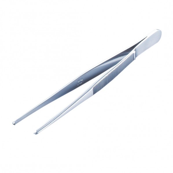 ケニス 有鈎ピンセット 180mm 1個