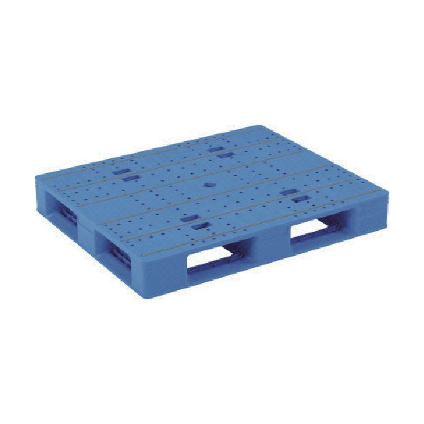 ※法人専用品※サンコー プラスチックパレット 840013 LXー911D4 ブルー 840013-01BL...