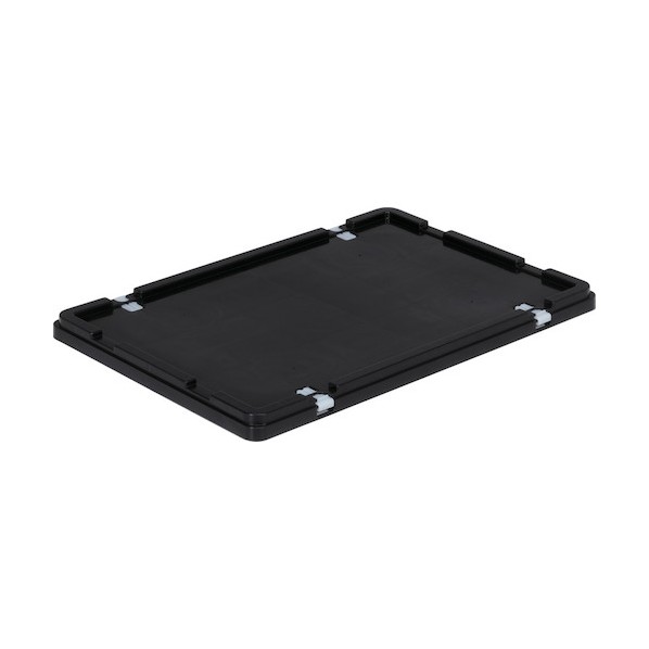 ※法人専用品※サンコー 導電性ボックス型コンテナー 703014 サンボックス＃56フタ(ロック付) 70301401BK 1点