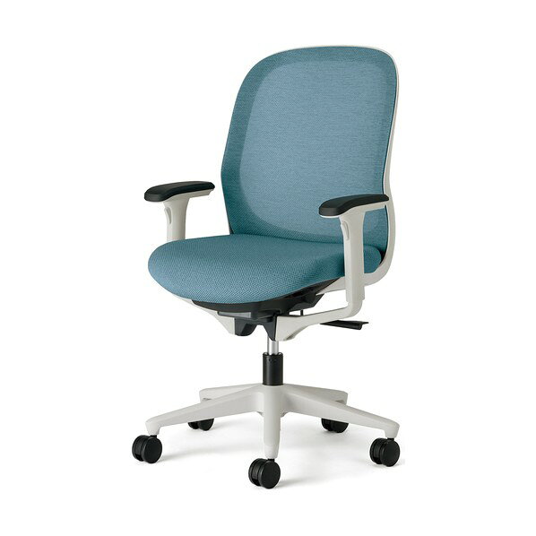 ※法人専用品※プラス 658611 事務イス Fita2 KD-FT00MKL BL セージブルー KD-FT00MK...