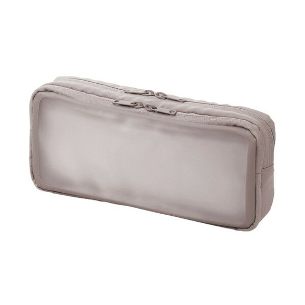 プラス 428761)ナカ見えガジェットポーチL GY TW-BG002L GY 1個 tuzukiya-20466519 DIY FACTORY ONLINE SHOP パッケージ画像