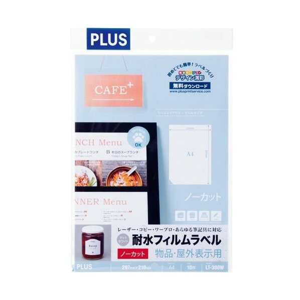 �ץ饹 �ѿ�ե�����٥� ��LT-300W A4 (46721) LT-300W 10��