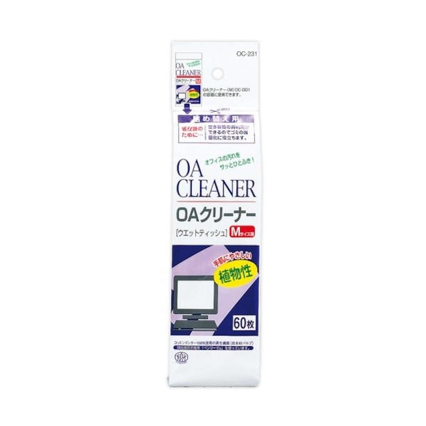 Wet Tissue - プラス 68727)OAクリーナー OC-231 M 詰替 68727 1点
