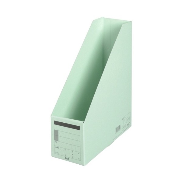 プラス ボックスファイル FL-052BF A4S 青 78075 FL-052BF BL 1点