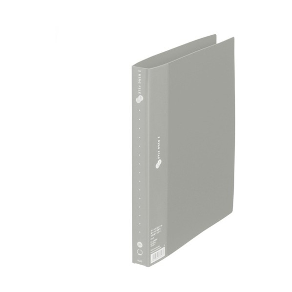 プラス 2リングファイルFC-102RF A4S 29mm グレー 83020 グレー FC-102RF GY 1点