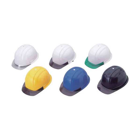 トーヨーセフティー ヘルメット ヒサシ透明 うす黄/スモーク NO.370F-OT-S-LY 1