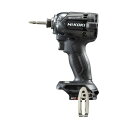 HiKOKI(ハイコーキ) WH18DC (NNB) 18V 充電式 インパクトドライバー 電池、充電器、ケース、ビット別売り ストロングブラック 1台【HP_202506】