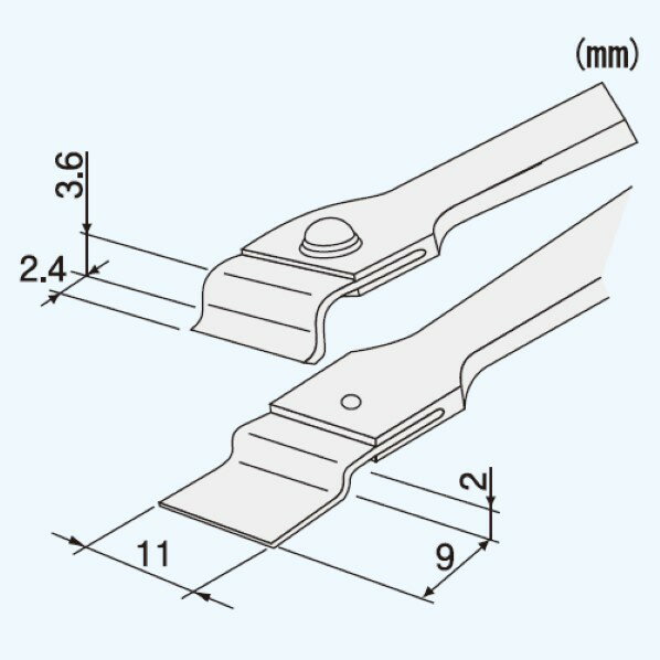 エンジニア(ENGINEER) ウェハー用ピンセット PTZ-01