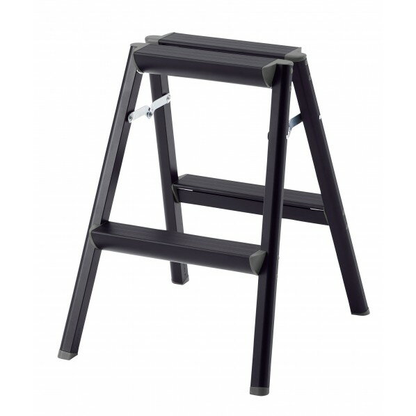 ※法人専用品※長谷川工業 踏台 W43×D50×H56(cm) ブラック SE-6a(BK) 1台