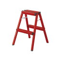 ※法人専用品※長谷川工業 踏台 W43×D50×H56(cm) レッド SE-6a(RD) 1台(4)