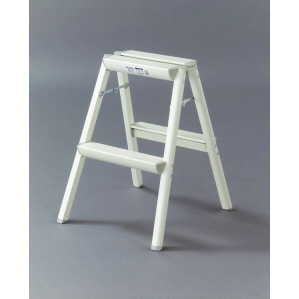 ※法人専用品※長谷川工業 踏台 W43×D50×H56(cm) ホワイト SE-6a(WH) 1台