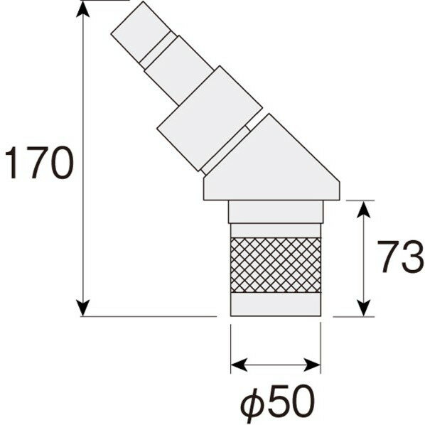 DIY FACTORY ONLINE SHOPのホーザン 標準鏡筒 L-501 1｜アングル2