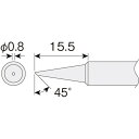 HOZAN 温調式ハンダゴテHS-26用ビット 128 x 41 x 8 mm HS-136 1点