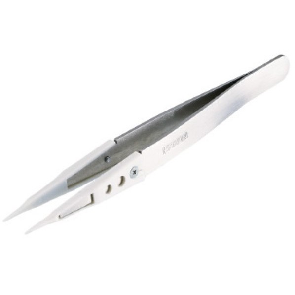 HOZAN プラチップピンセット 185 x 55 x 11 mm P-644-P