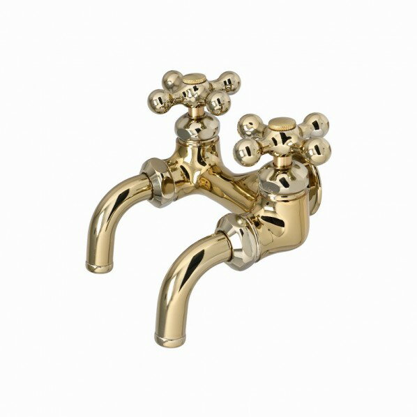 GAONA ガオナ ガーデン水栓 庭 おしゃれ 二口蛇口 多用途 ホース レトロ DIY GA-RE010 1個