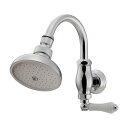 GAONA ガオナ 回転シャワー水栓 壁付 PJ1/2 ヘッド一体型 首振り 角度調節機能付 銭湯 温泉 GA-DW009 1個