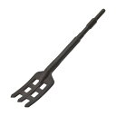 GAONA ガオナ フォークスコップ 電動ハンマー用 先端工具 六角軸17ミリ ハツリ 掘り起こし 解体作業 GA-KL004 1個