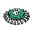 LESSMANN社 LESSMANN ノットベベルブラシ Φ115 ステンレス線 0.5 472854 10点