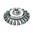 LESSMANN LESSMANN ノットベベルブラシ Φ100 高張度鋼線 0.5 471254 10点