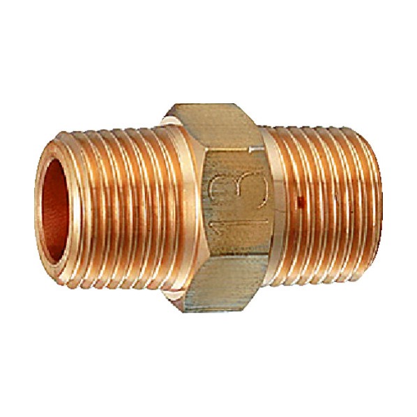 カクダイ(KAKUDAI) 砲金ニップル 6128Y-13 1点