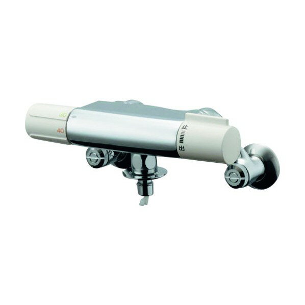 カクダイ 洗濯機用サーモスタット混合栓(ストッパーつき)寒冷地用 177-002K 1個