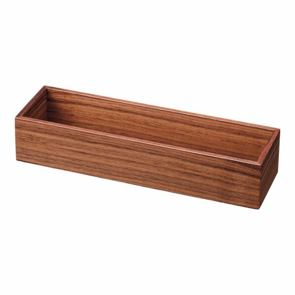 TKGコーポレーション カトラリーボックス ミニ 身 ブラウン 1個