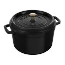 STAUB(ストウブ) ストウブ グランドココット 20cm ブラック 1022843 1個