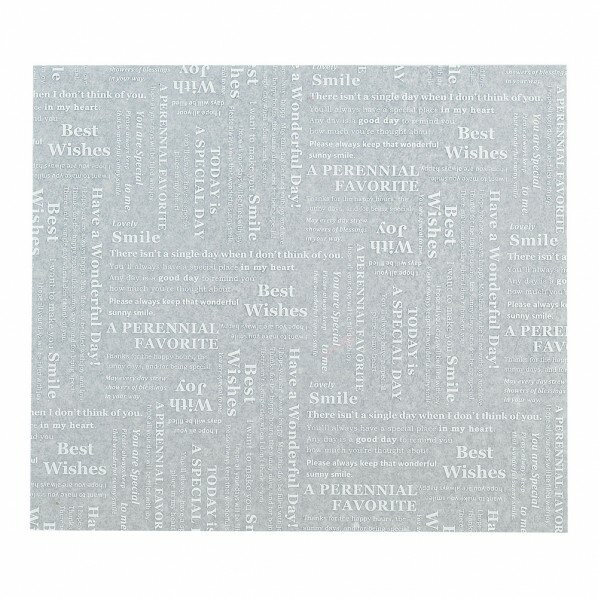 天満紙器 ワックスペーパー シート メッセージ WP3700 50個