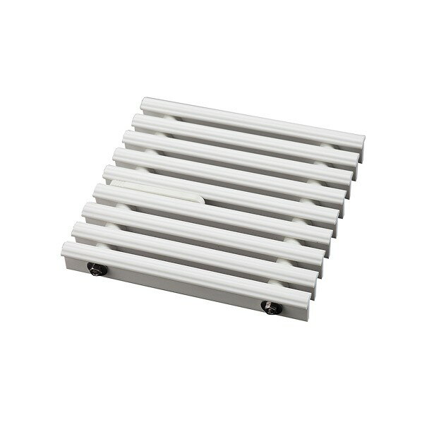 株式会社シマブン セーフティグレーチング ノンスリップ樹脂製 順目タイプ ホワイト GRSJ-25W251-S 1枚