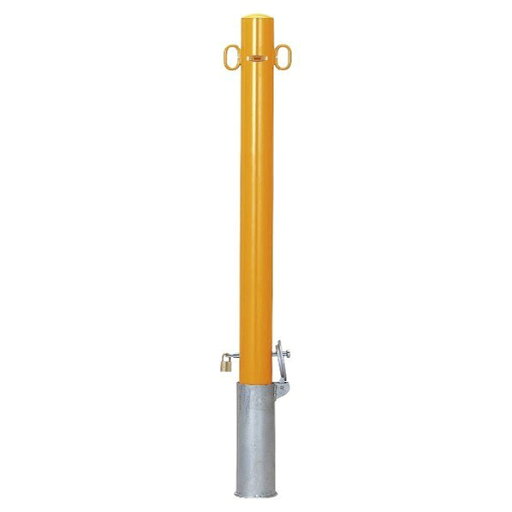 帝金 帝金バリカー ピラー型 φ76.3 スチール製 脱着式鍵付 フックナシ φ76.3×H85 黄色 53-PK フックナシ 1組 帝金 帝金バリカー ピラー型 φ76.3 スチール製 脱着式鍵付 フックナシ φ76.3×H85 黄色 53-PK フックナシ 1組