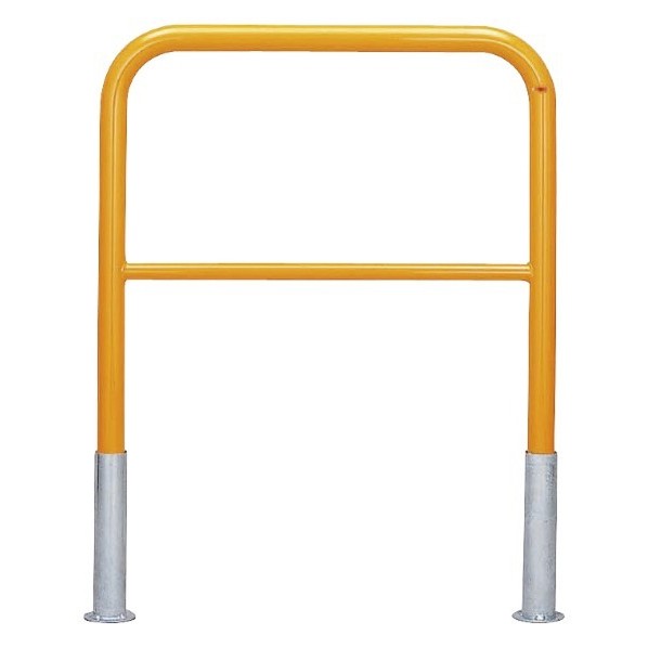 帝金 帝金バリカー 横型 φ42.7 スチール製 脱着式 横桟付 φ42.7　W70 H65 白色 80-C3 1本