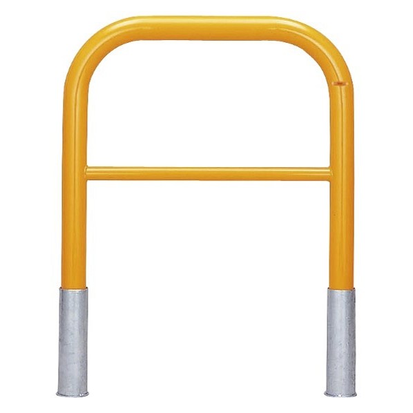 帝金 帝金バリカー 横型 φ60.5 スチール製 脱着式 横桟付 φ60.5　W70 H65 白色 82-C3 1本