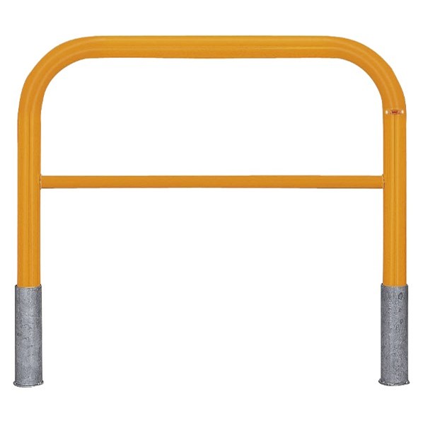 帝金 帝金バリカー 横型 φ60.5 スチール製 脱着式 横桟付 φ60.5　W100 H65 白色 82C3-10 1本