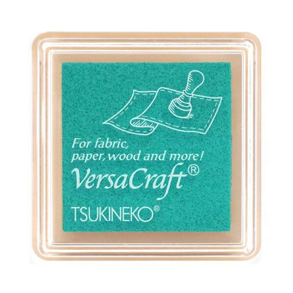 ツキネコ ツキネコ(Tsukineko) バーサクラフトS スタンプインク 長さ34mm×幅34mm×高さ20mm ミントグリ..