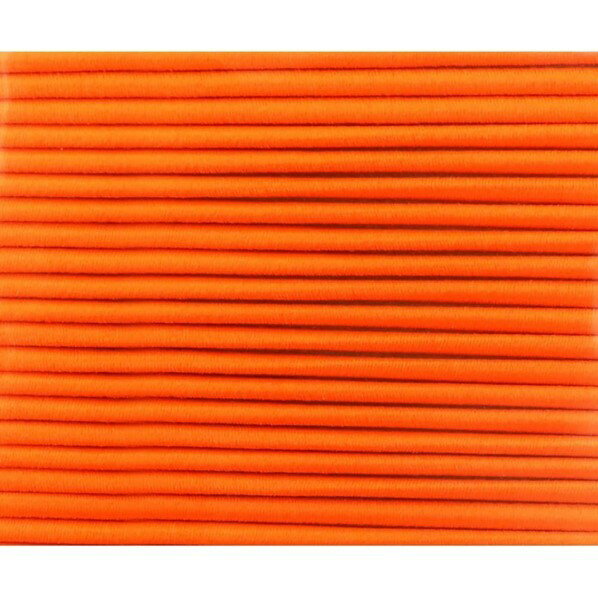 川村製紐工業 金天馬 ネオンカラーゴム 丸ゴム φ2mm×50m巻 ボビン巻 OR ネオンオレンジ KW93066 1巻