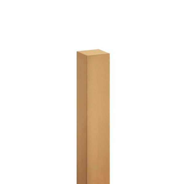 オンリーワンクラブ ハーモニーピラー 標準色 H1200×75角 薄茶色 KX2-K75-1204 1本