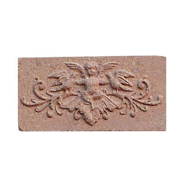 オンリーワンクラブ アンティークブリックス アートレリーフ エンジェル 並型半平 レッド EG2-ABAR-C203 1個