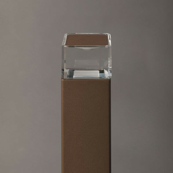 オンリーワンクラブ プリモ ポールライトスクエアスリム床面 H700・2W ブラウン MY1-3235 1本