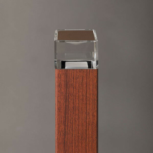 オンリーワンクラブ プリモ ポールライトスクエアスリム床面 H700・2W ウォールナット MY1-3238 1本