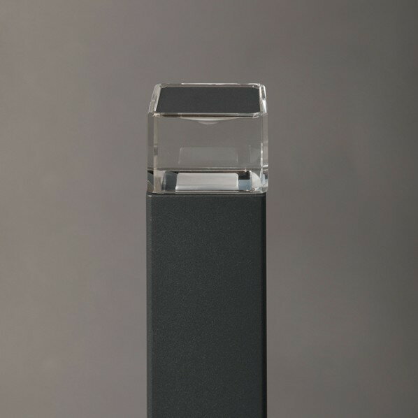 オンリーワンクラブ プリモ ポールライトスクエアスリム床面 H200・2W ブラック MY1-3774 1個