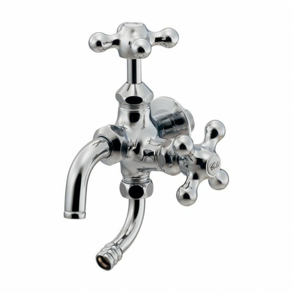 カクダイ 万能ホーム双口水栓(凍結防止つき) 704-141-13 1点