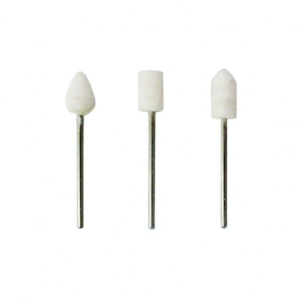 サンフレックス 軸付フェルトバフセット 3本組 No.J-171 3本組